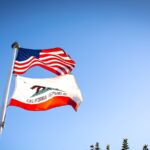 The,Flags,Of,The,United,States,And,The,State,Of California Scuole